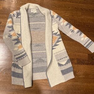 Lucky brand Aztec pattern sweater size medium